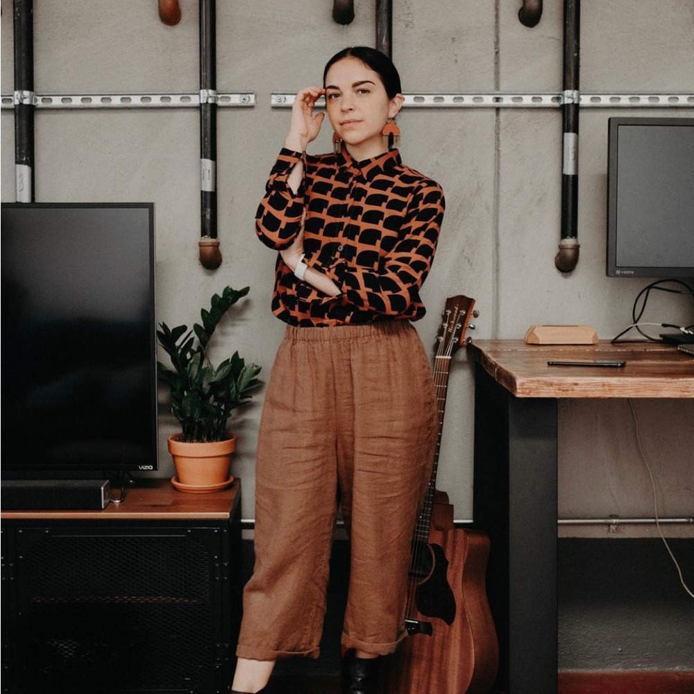 Slim button up